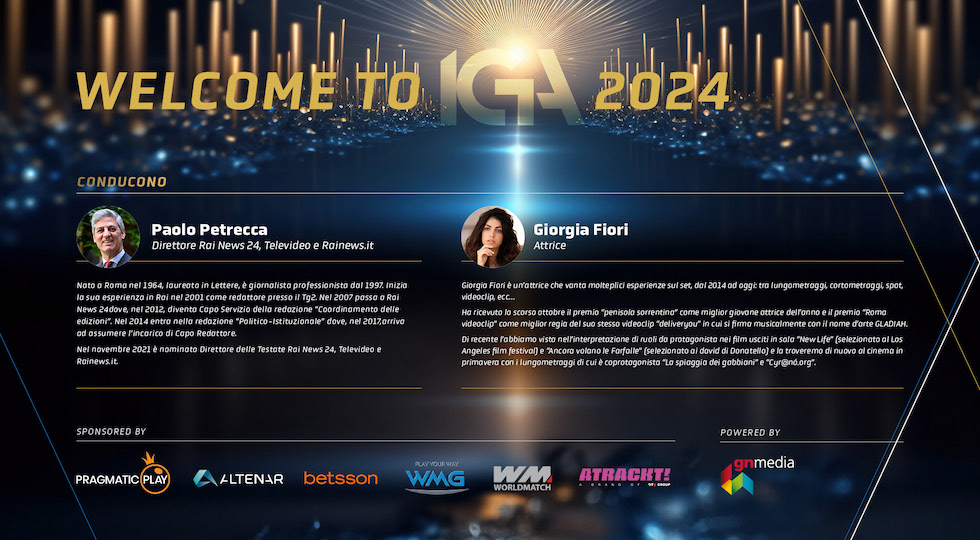 Italian Gaming Awards: a presentare l’attrice Giorgia Fiori e il direttore RaiNews 24 Paolo Petrecca