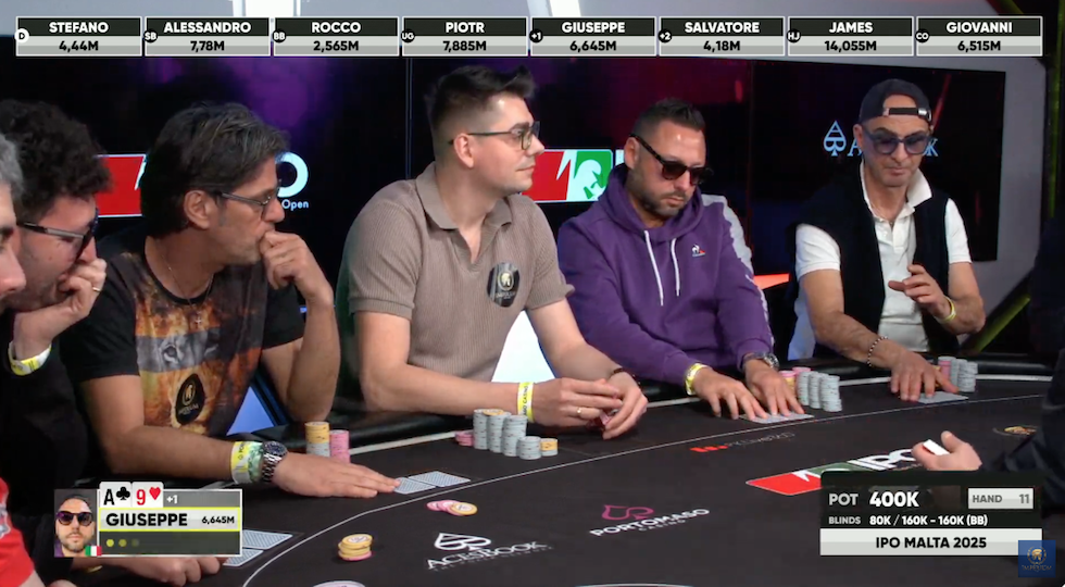 Ipo Malta: al final table Barone insegue Paris, Rosa sogna un altro titolo