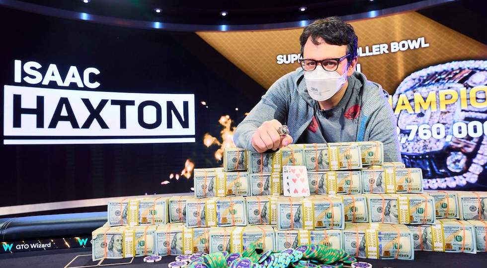 Isaac Haxton nella storia: bis di Ring nel Super High Roller Bowl VIII