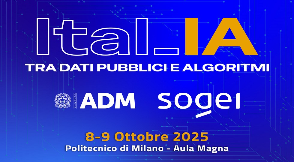 Innovazione Pubblica amministrazione, ad ottobre il convegno di Adm e Sogei ‘Ital_IA’