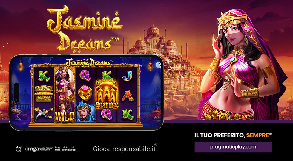 Pragmatic Play, un tocco esotico alle slot con Jasmine Dreams