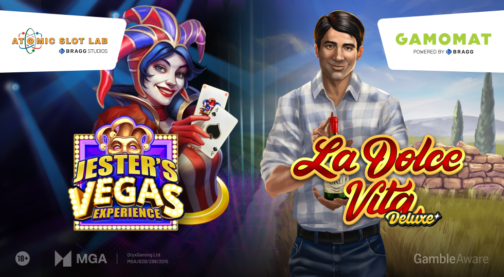 Bragg, da Atomic Slot Lab e Gamomat fine agosto di novità