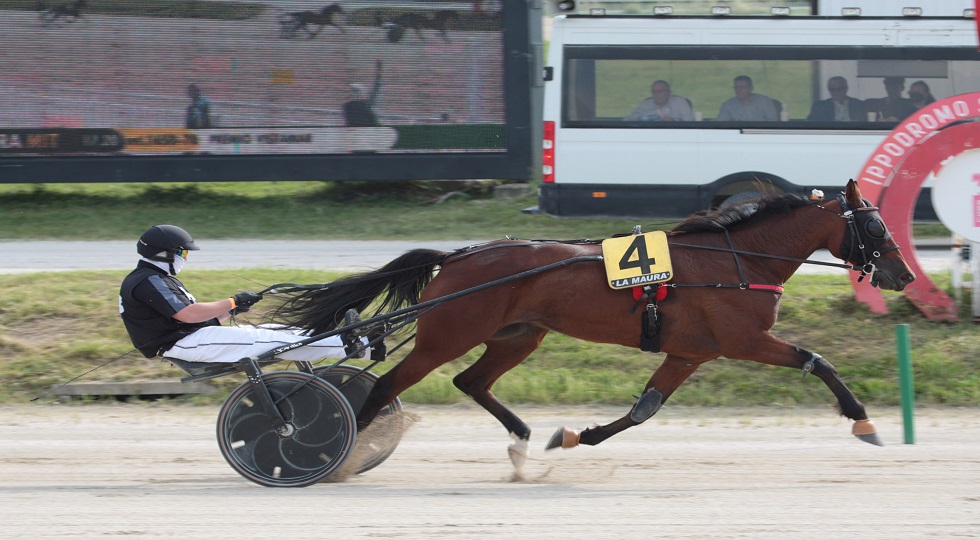 Ippodromo Snai La Maura: Beautiful Day conquista il Premio Vistamar, tris per Gocciadoro