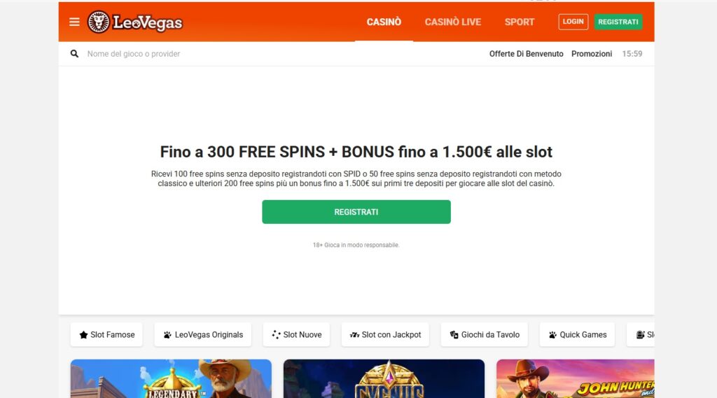 LeoVegas è nato in Svezia ed entra di diritto nella classifica dei migliori casino online stranieri