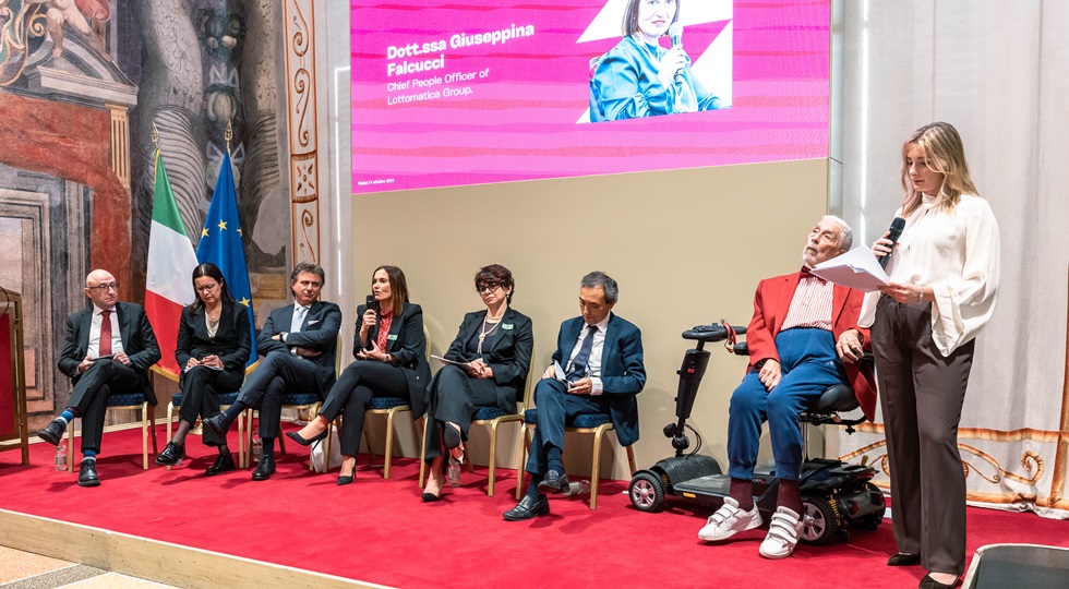 Lottomatica premiata al Senato come ‘Corporate Lifesaver’