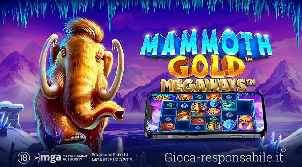 Pragmatic Play, nell’era glaciale con Mammoth Gold Megaways