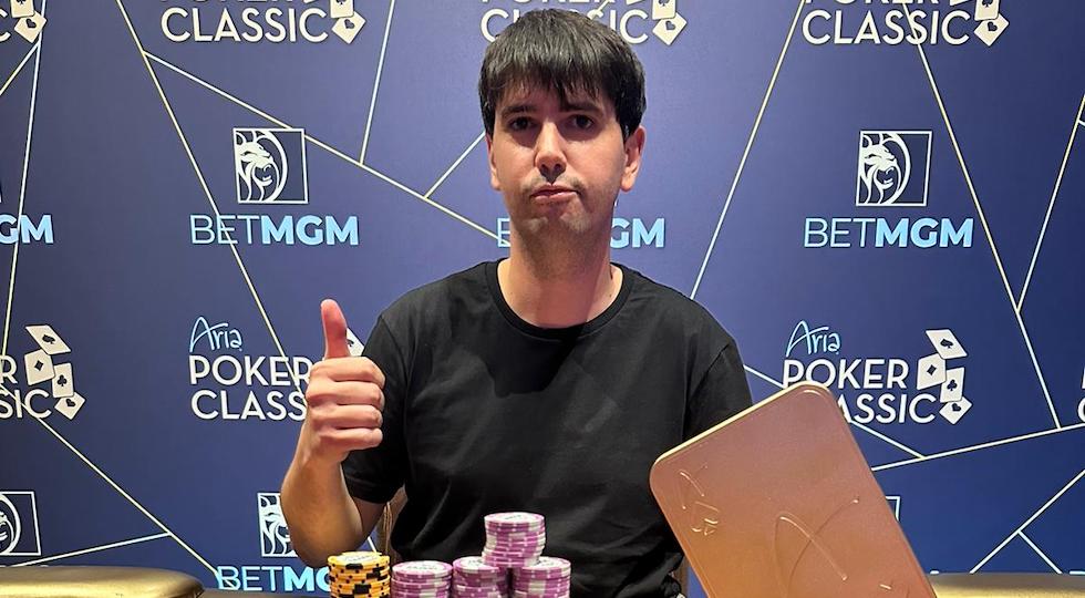 Marco Fantini esordio super a Las Vegas, suo l’Aria Poker Classic Nlh!