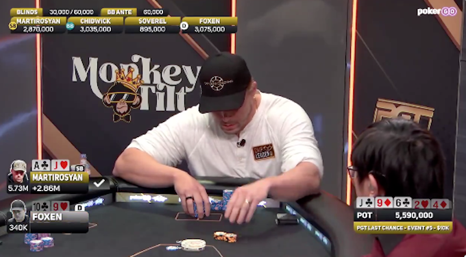 Martirosian vs Foxen un monster pot al Pgt Last Chance e Negreanu impazzisce