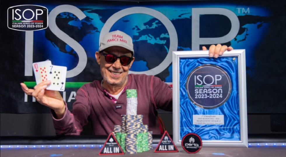 Isop 2023 – 2024 stage 4: Carlo Medda, mattatore del main event trionfa su 484 entries