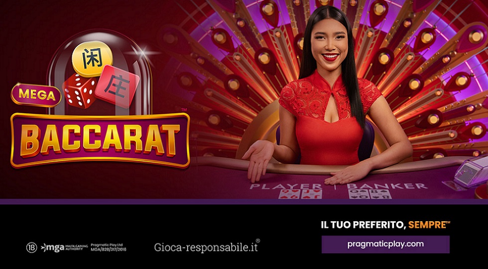Pragmatic Play, nel Casinò Live arriva il Mega Baccarat