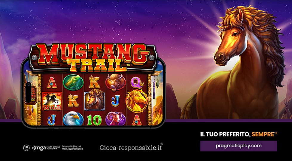Pragmatic Play, la corsa all’oro di Mustang Trail in esclusiva su Planetwin365 fino al 25 settembre