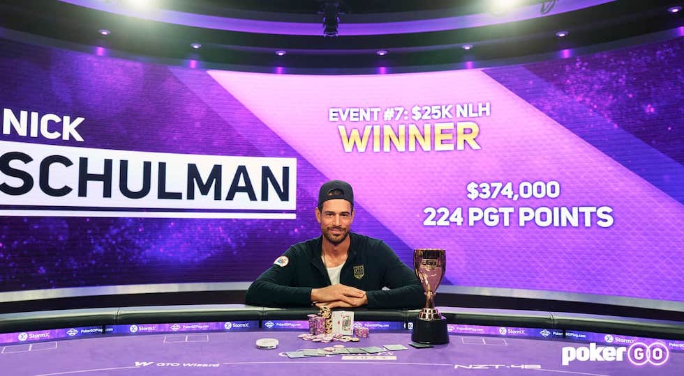 Nick Schulman super su Petrangelo e Rast nell’Evento 7 del Poker Masters 2023