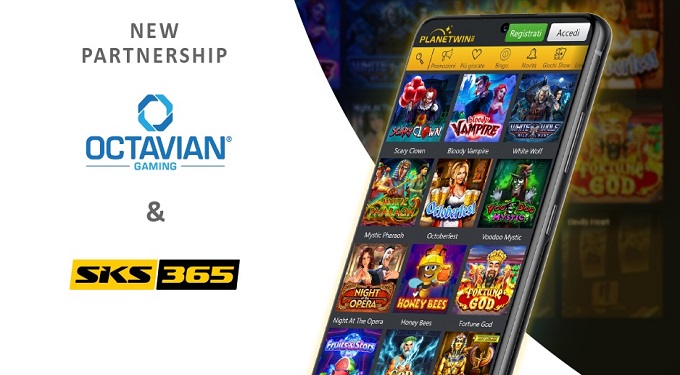 Accordo Octavian Gaming-Sks365: cresce ancora l’offerta del casinò online di Planetwin365