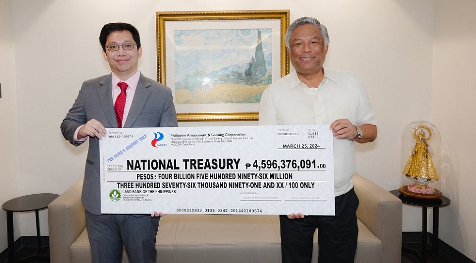 Pagcor, 81,7 milioni di dollari al Tesoro per sostenere la crescita delle Filippine
