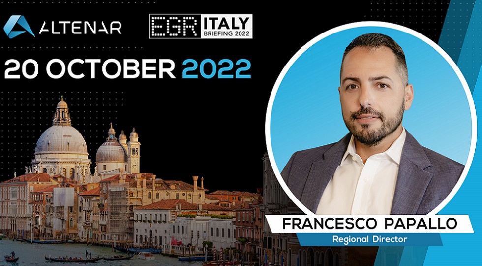 Altenar, Papallo: ‘A Egr Italy 2022 per sviluppare strategie in linea con il mercato’