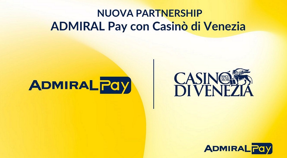 Admiral Pay e Casinò di Venezia: accordo per pagamenti digitali di casinò online