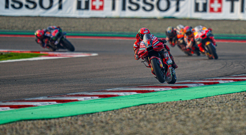 Moto Gp: Bagnaia, la tripletta ad Assen a 2,25