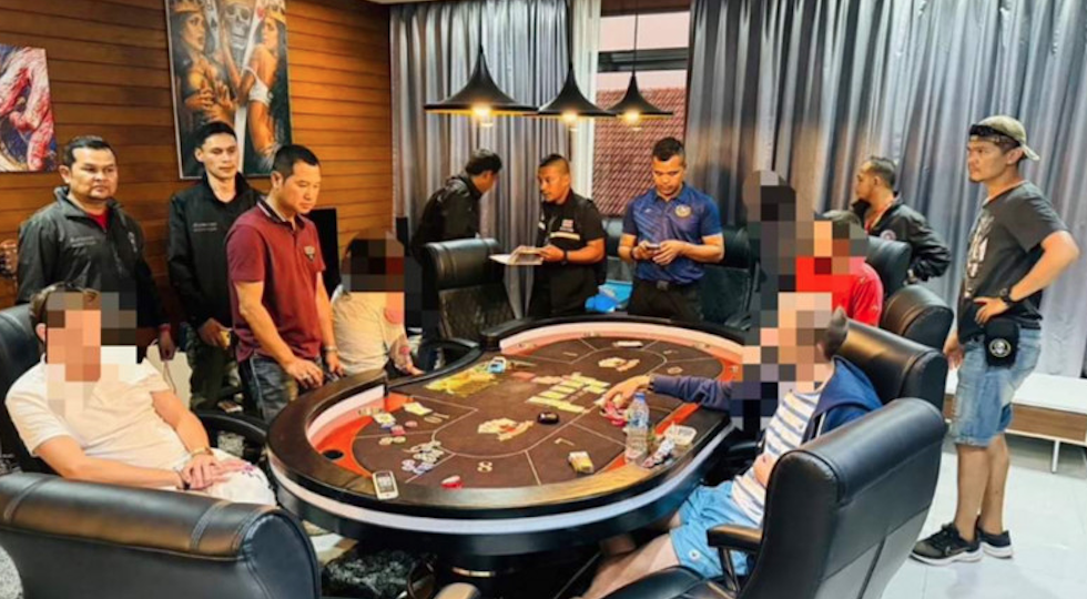 Thailandia: 4 poker player russi arrestati al tavolo da gioco in una villa