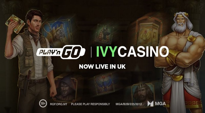 I giochi di Play’n GO ora disponibili con Ivy Casino nel Regno Unito