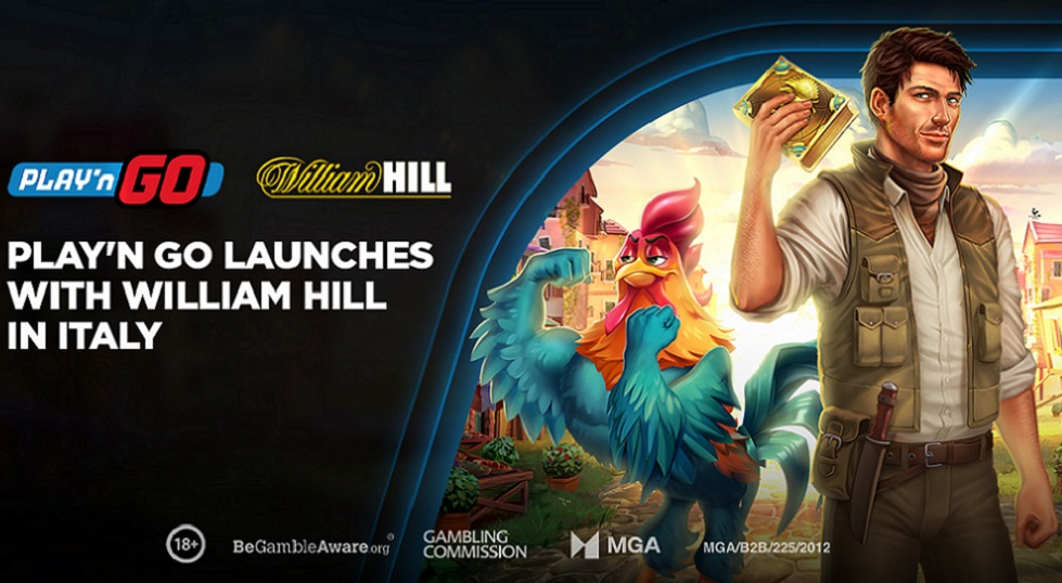 Play’n GO si espande in Italia con William Hill, Stefanelli: ‘Mercato importante’