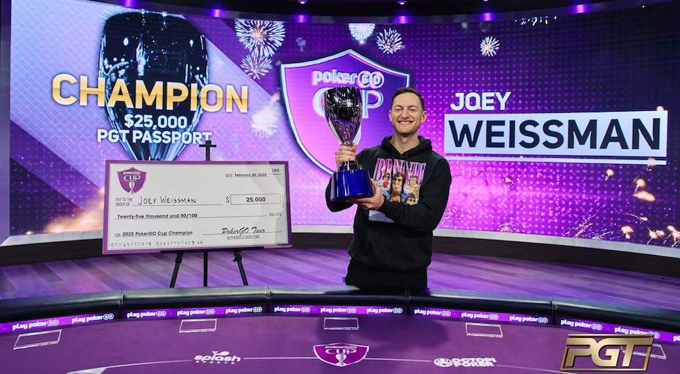 Joey Weissman conquista la PokerGO Cup 2025 dopo Little,Katz, Ausmus e Negreanu