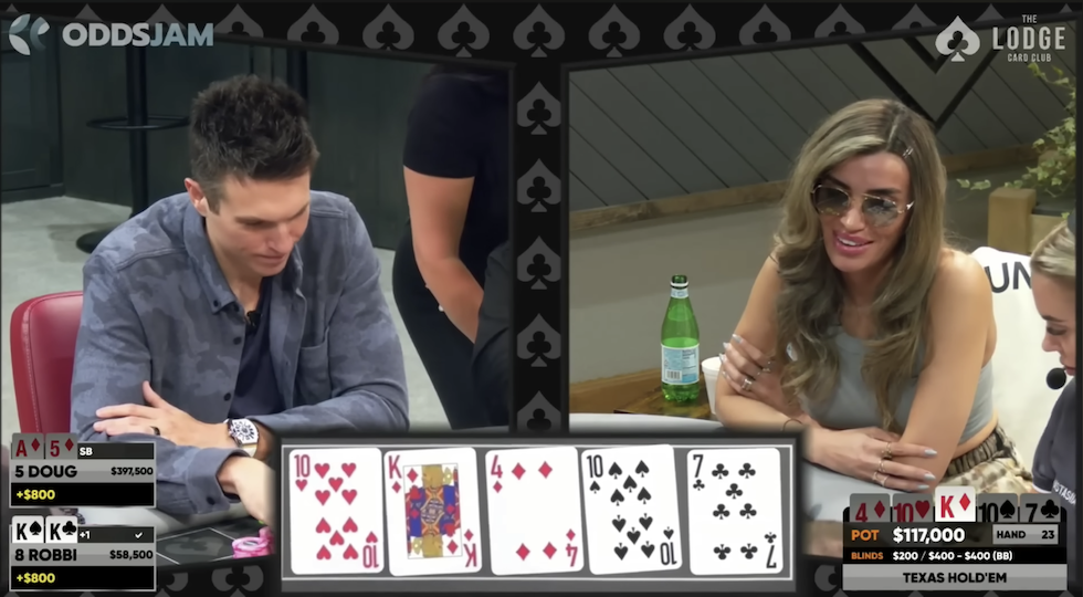 Doug Polk vs. Robbi Jade Lew: un pot da 117mila $ al Poker At The Lodge