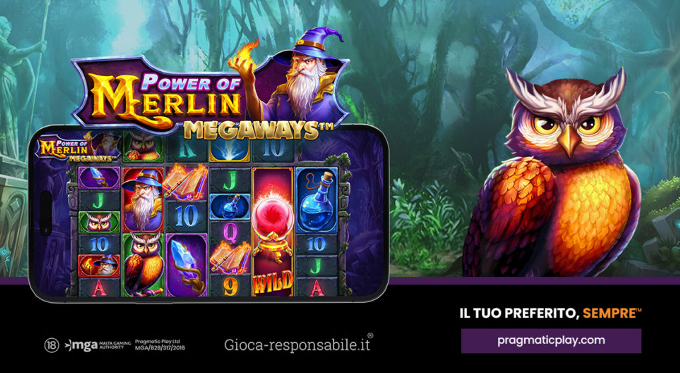 Power of Merlin Megaways, da Pragmatic Play una slot incantata e con tante funzionalità