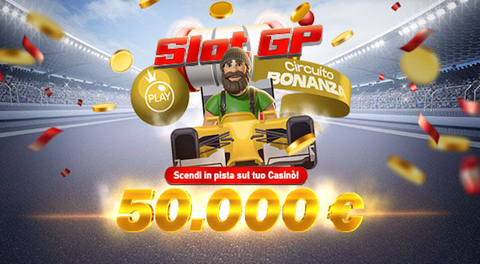 Slot GP di Microgame, la competizione online si gioca sul Circuito Bonanza