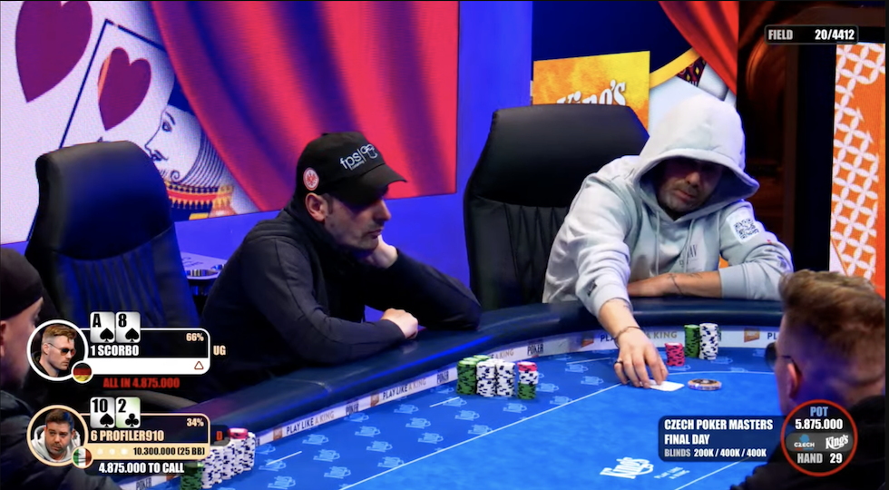 La diretta streaming del final day del Czech Poker Masters