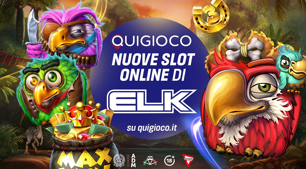 Slot online: Quigioco.it si arricchisce con i titoli di Elk Studios