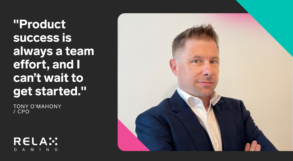 Relax Gaming, Tony O’Mahony nominato Cpo: esperienza e leadership al centro