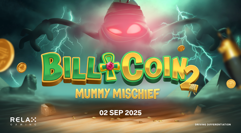Relax Gaming torna nell’antico Egitto con ‘Bill & Coin 2: Mummy Mischief’