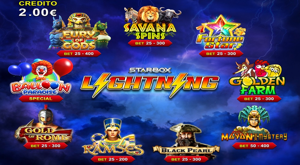 Awp: Starbox Lightning, un contenitore di giochi stellare