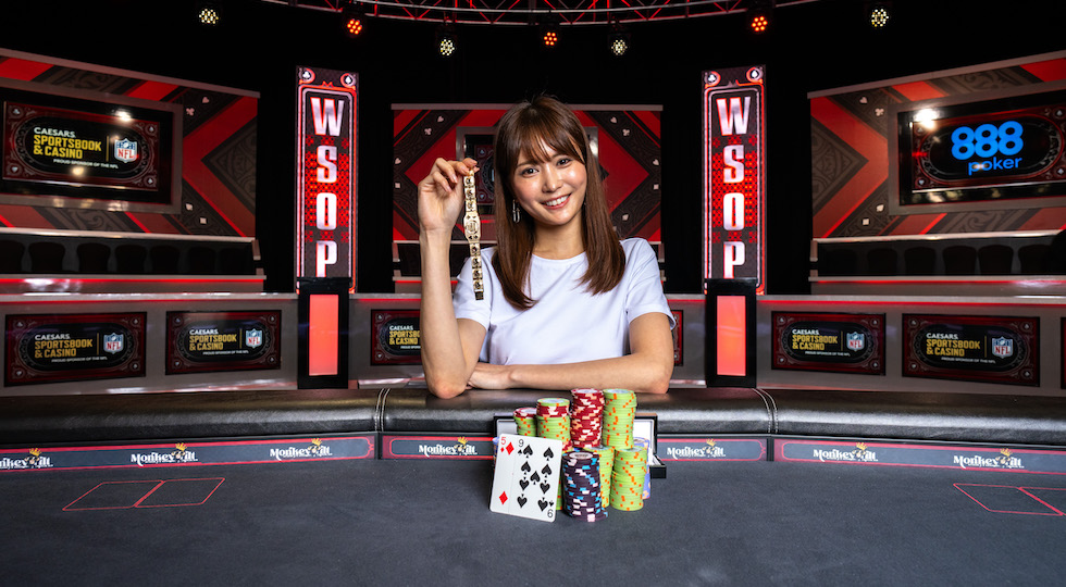 Wsop: che impresa per Okamoto dal secondo posto 2023 al braccialetto Ladies 2024