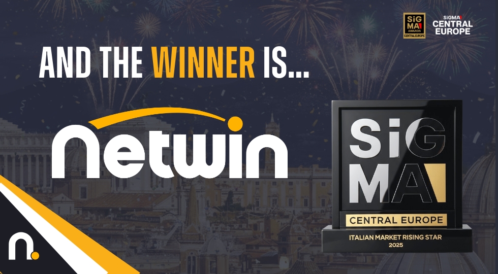 È Netwin l’Italian Market Rising Star 2025 ai SiGma Central Europe B2C Awards