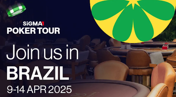 SiGMA Poker Tour: start in aprile, prima tappa San Paolo in Brasile