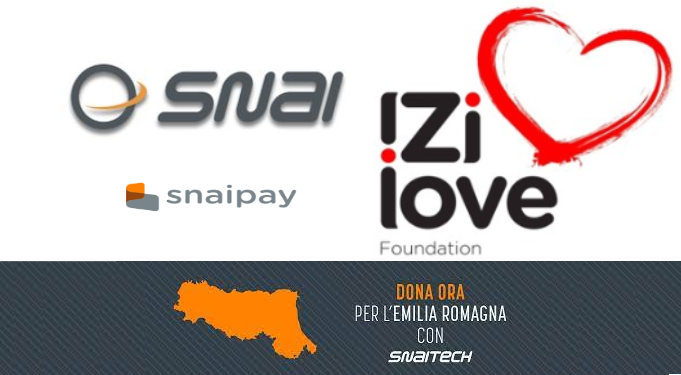 IZilove Foundation (Snaitech): al via la raccolti fondi per l’Emilia Romagna