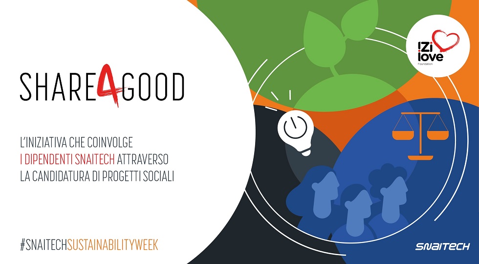 Terza edizione per Share 4 good, Snaitech in prima linea a sostegno dei progetti benefici