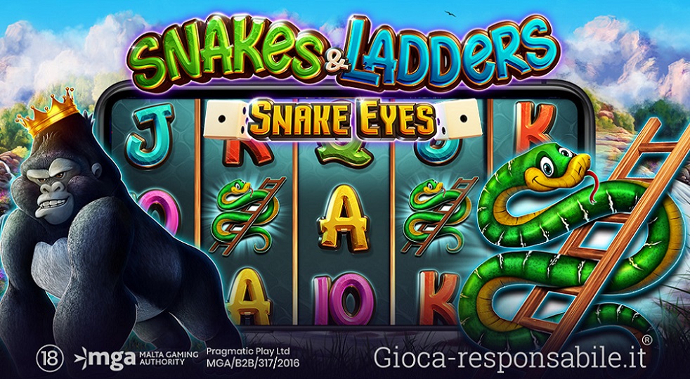 Pragmatic Play, nuovo lancio di dadi con Snake & Ladders Snake Eyes