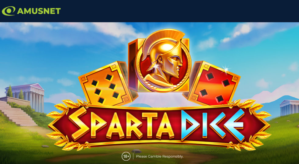 Amusnet lancia Sparta Dice e Falling Coins, una slot classica e un crash game