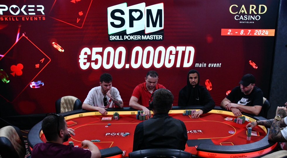La diretta streaming del final day Skill Poker Master Bratislava