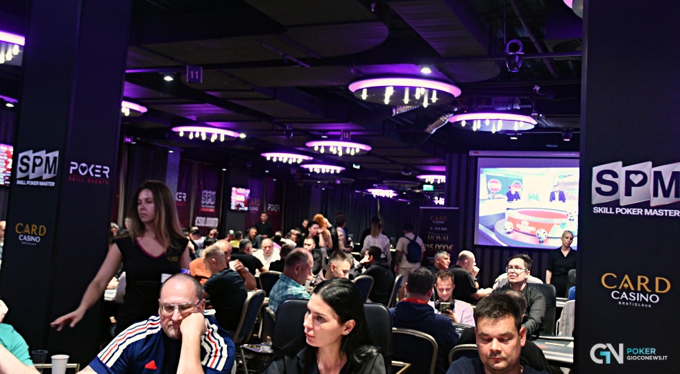Skill Poker Master Bratislava: il blog dei 3 starting flight del sabato al Card Casino