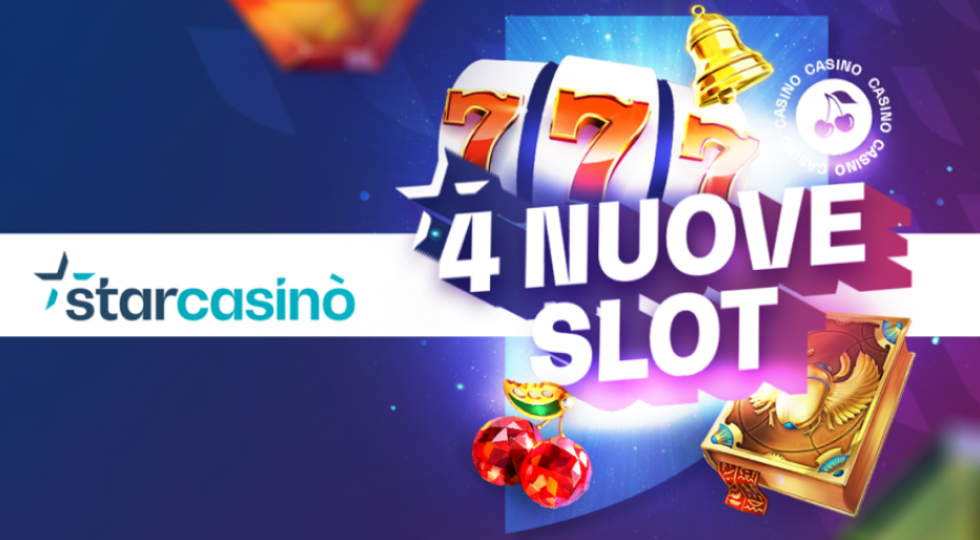 StarCasinò lancia quattro nuove slot con provider top di gamma