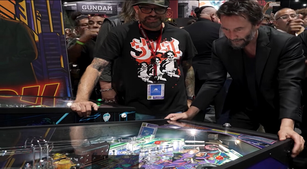 Stern Pinball spopola a San Diego con Keanu Reeves e John Wick