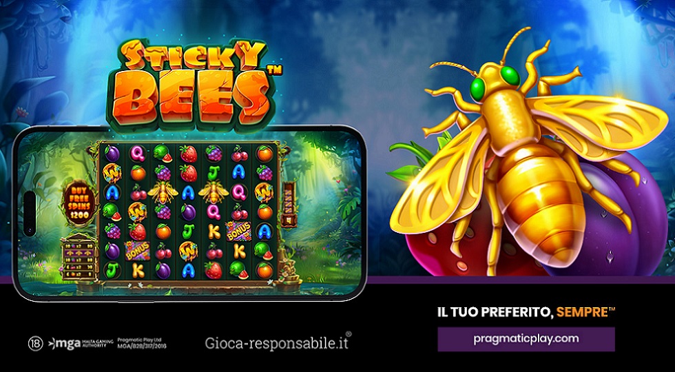 Pragmatic Play lancia Sticky Bees, Cornides: ‘Gratificante esperienza di gioco’