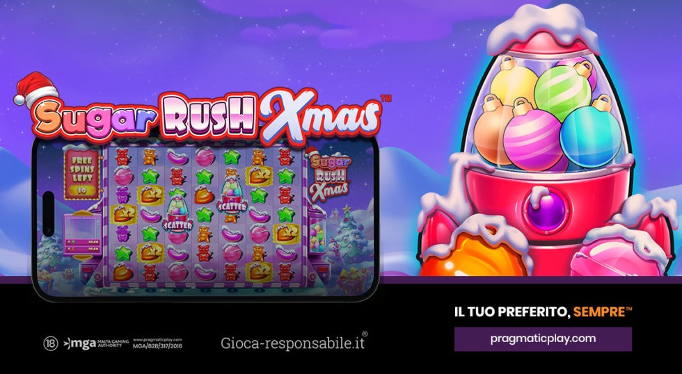 Pragmatic Play, un paese delle meraviglie invernali con Sugar Rush Xmas