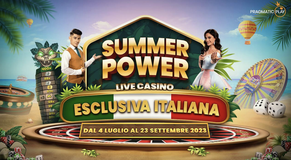 In esclusiva per l’Italia il Live Casino di Pragmatic Play lancia ‘Summer Power’