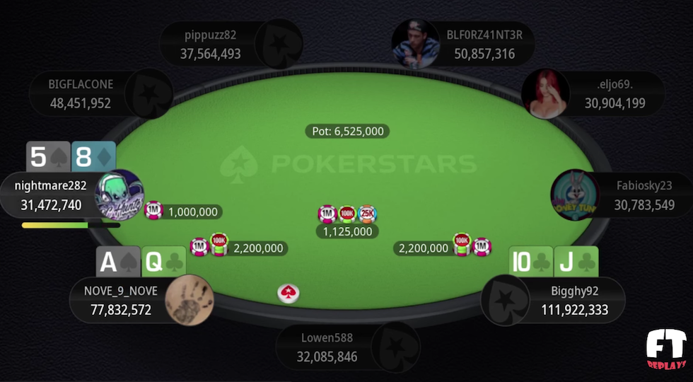 Sunday Million PokerStars e Sisal: ecco il replay del final table a carte scoperte