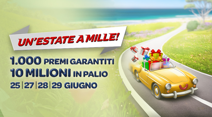 SuperEnalotto/SuperStar, ‘Un’estate a mille’: nuove tempistiche per l’iniziativa estiva