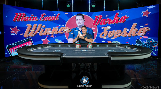 Darko Svesko che rimonta: suo il main Merit Poker Retro Series per 567mila $